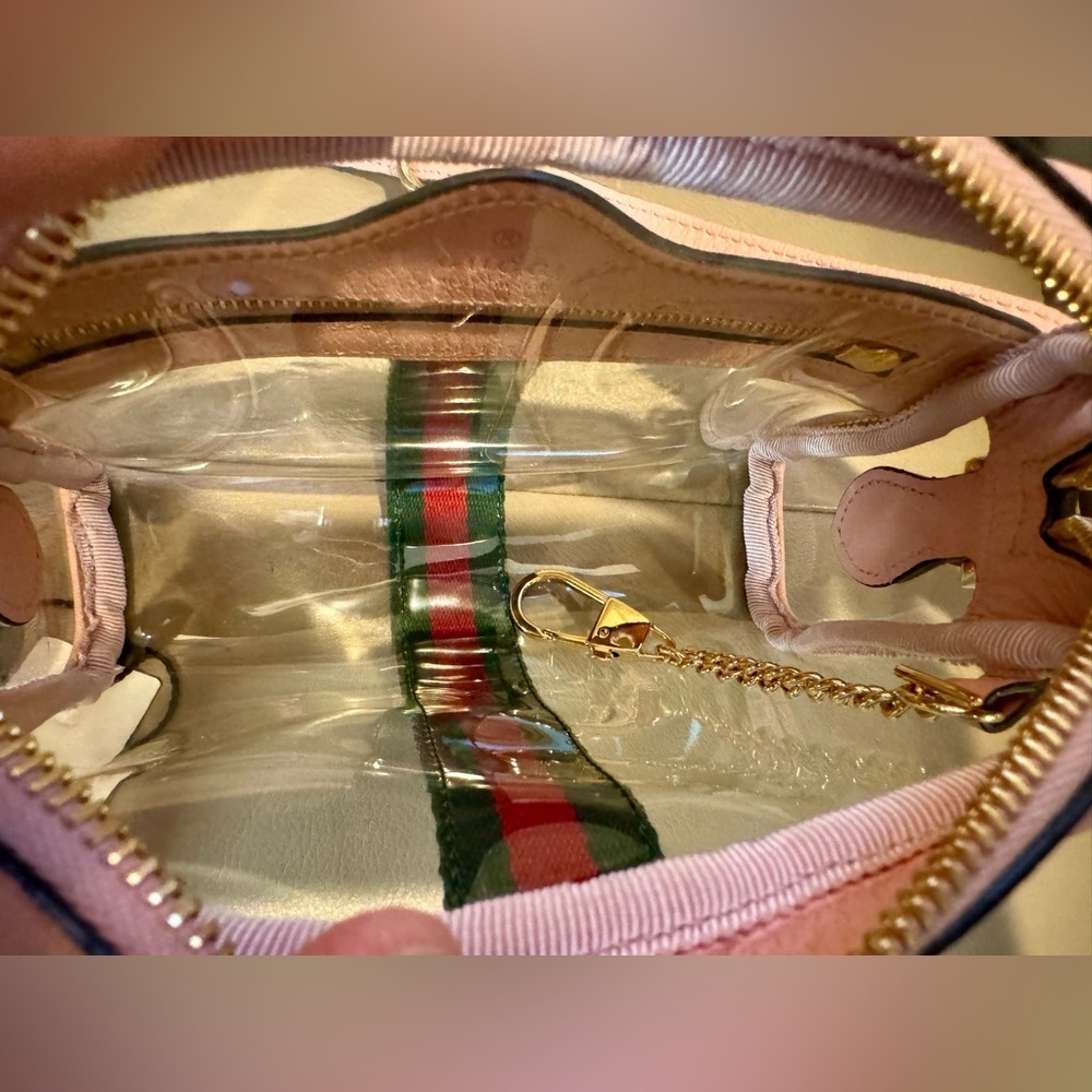 RARE GUCCI Ophidia mini transparent bag - Picture 7 of 17